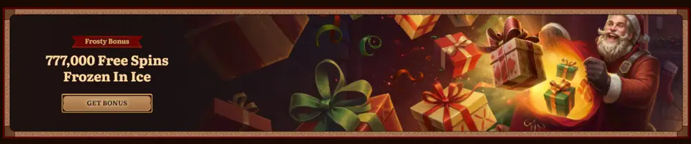 Divoký Robin Frosty Bonus sváteční akce nabízí 777 000 volných točení